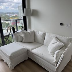 IKEA Backsalen Sofa And Ottoman