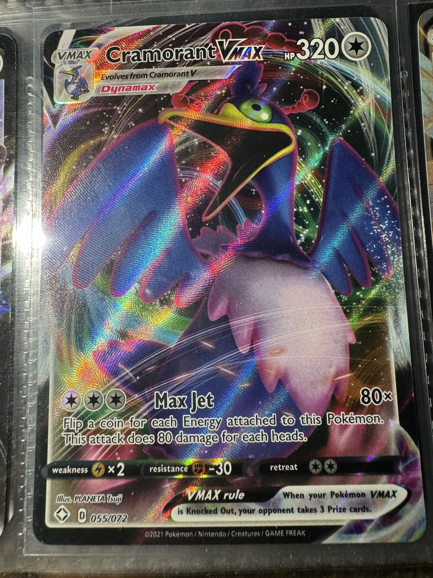 Pokemon Cramorant VMax
