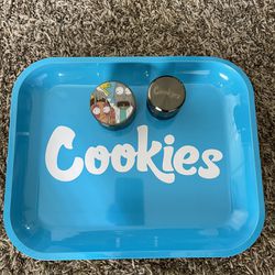 Cookies Rolling Tray + Grinder + Rick and Morty Grinder
