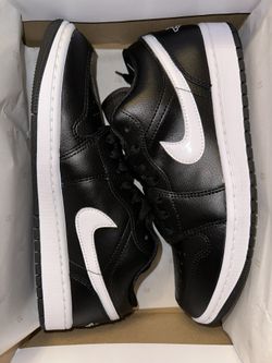 9.5W Jordan 1 Low Black White