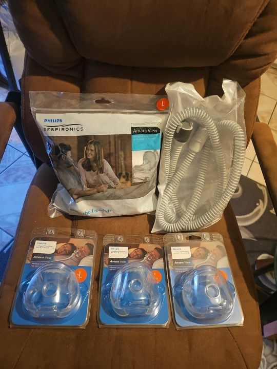 Philips Amara View Minimal Contact Full Face Mask + Cushions L Complete