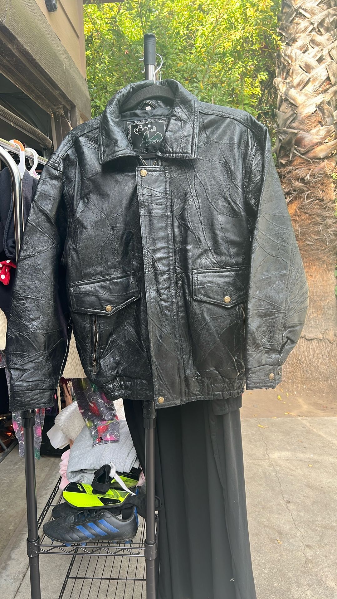 Men’s Leather Jacket Size M $ 35