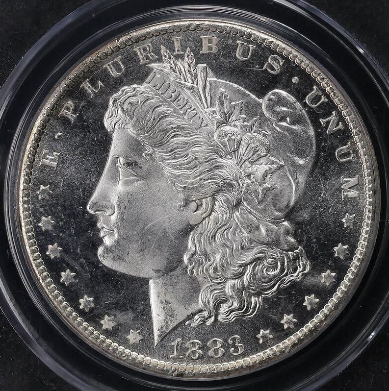 1883-CC Morgan Silver Dollar Uncirculated Carson City $1