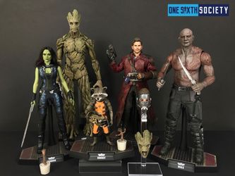 Hot Toys - Guardians of the Galaxy (First Movie) Set Collection