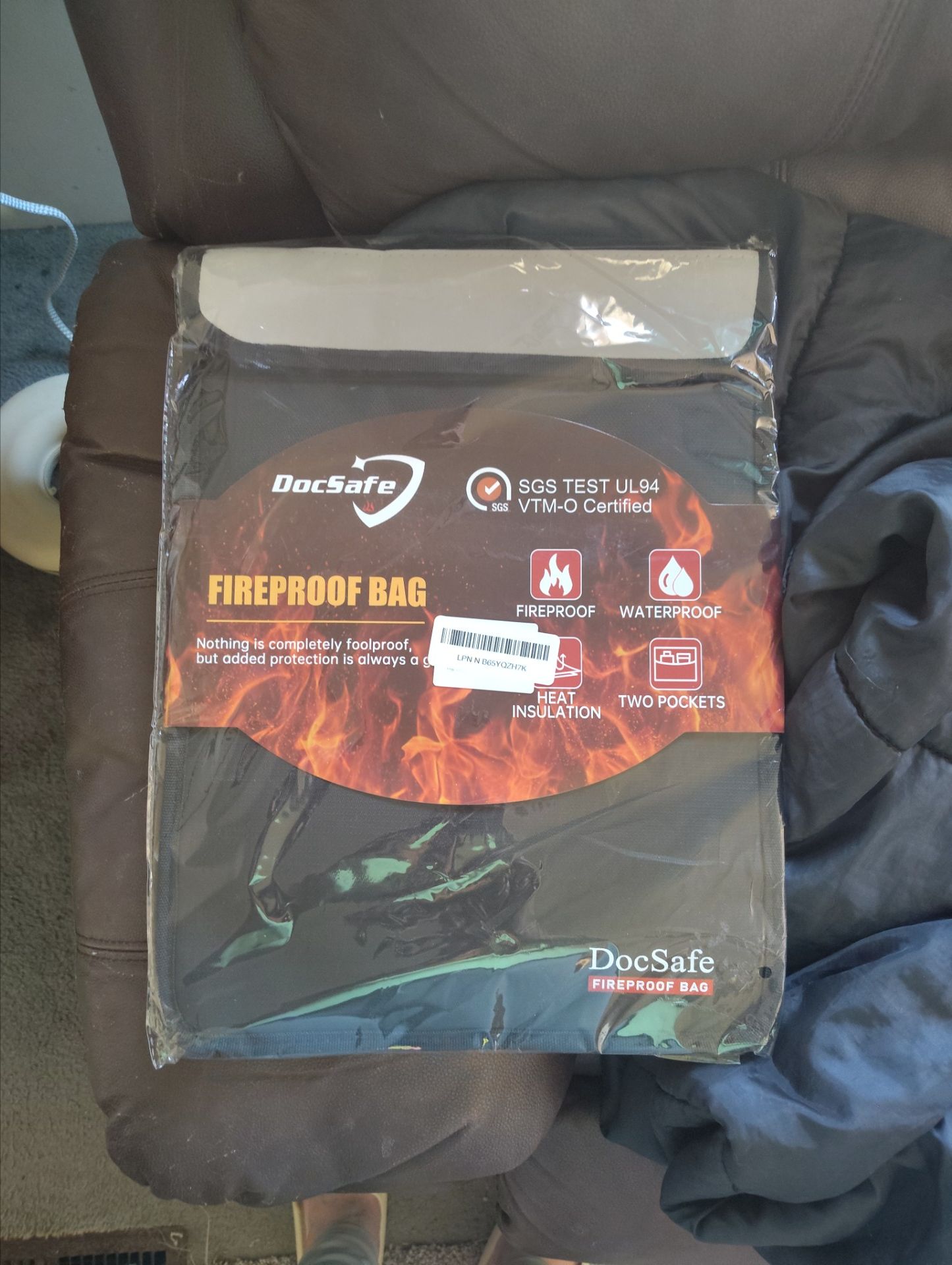 Docsafe fireproof bag
