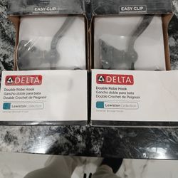 Delta Double Robe Hook 