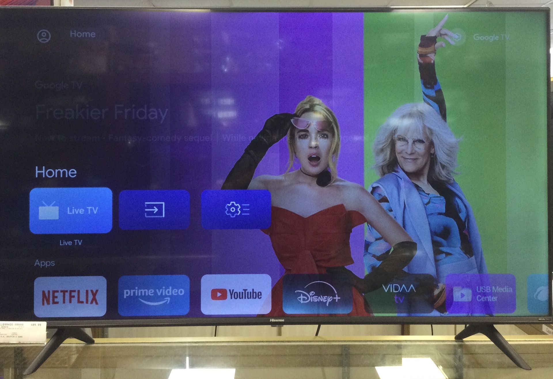 Hisense 50” LED Smart Tv (Sold As-Is) Tv Picture Flickers 