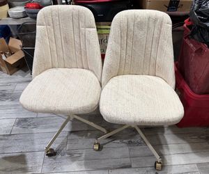 Vintage Mid Century Modern Swivel Chairs