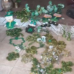Lot Of St Patrick's Decor 