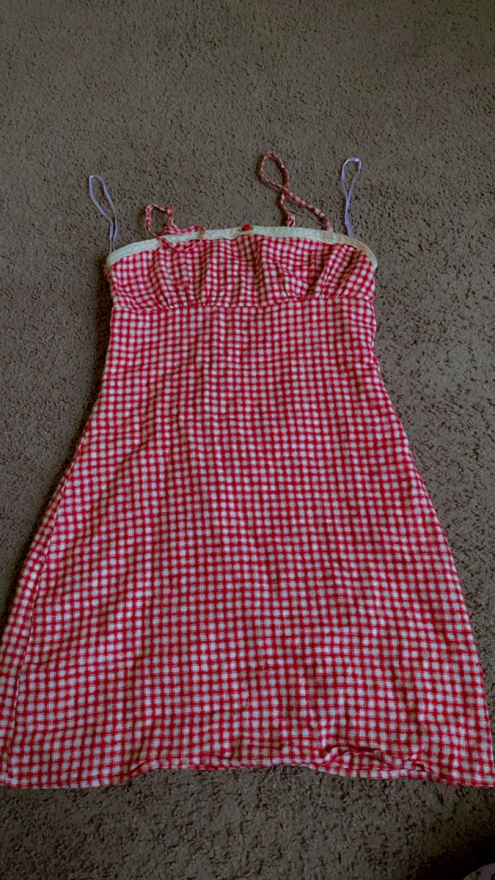 Plaid Strapless Empire Sheath Mini Dress