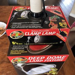 Zoo Med Deep Dome Light & Clamp Lamp