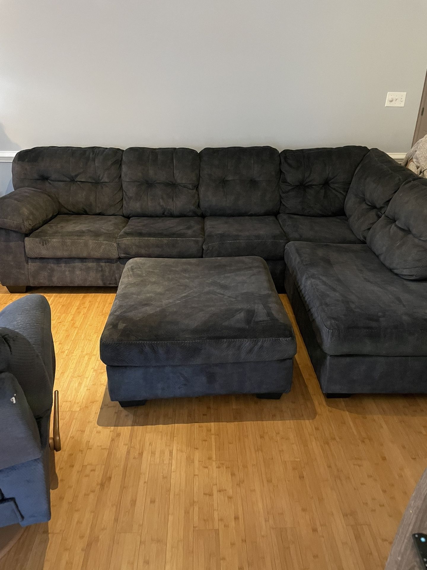 Sectional With Ottoman