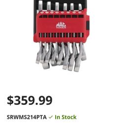 Mac Tools Stubby Metric  Set