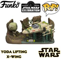 (NEW) Funko POP! Deluxe: Yoda Lifting X-Wing (Star Wars Galactic Convention 2020 Exclusive) Perfect ULTIMATE Gift any Star Wars Fan or Collector