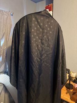 💈 Black Star Pattern Barber Cape