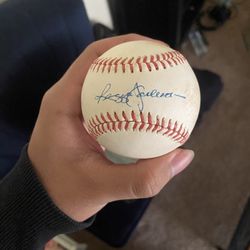 Reggie Jackson Signed Official American League Baseball