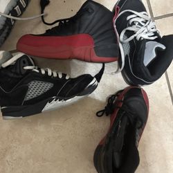 Kids Jordan’s Sz 12 3 Pair Used