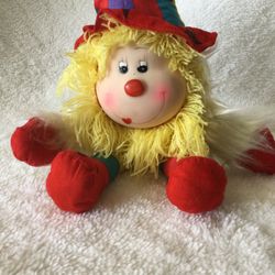 vintage 1984 yellow-merrily Sprite 11” doll from Rainbow Bright