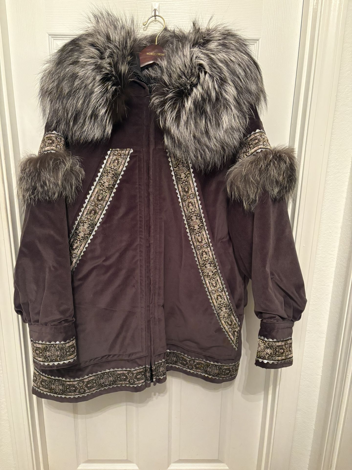 Handmaid traditional native Alaskan parka