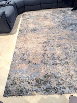 Large Abstract Shag Area Rug 9 x 16