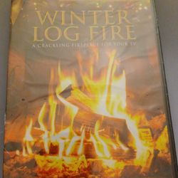 New Winter Log Fire DVD