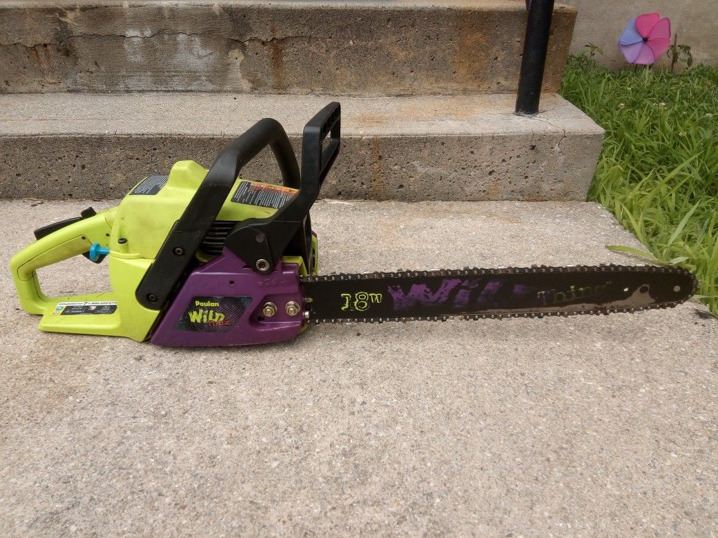 Poulan Wild Thing chainsaw