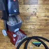 Hoover PowerScrub Deluxe carpet cleaner machine with upholstery attachments 