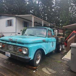 1963 FORD 3/4Ton Flatbed,292 Y Block,4 Speed