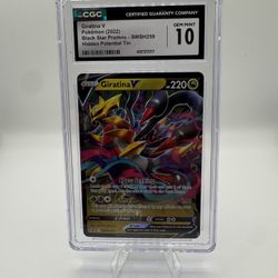 🌀 CGC GEM MINT 10 – Giratina V