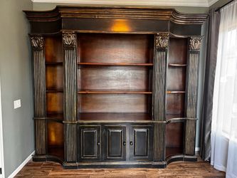 Executive Style Library Wall Unit / Shelf