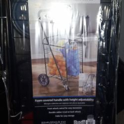 Mainstays Adjustable Shopping And Utility Cart