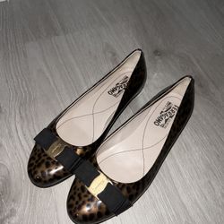 Ferragamo Woman’s Leopard Print Flats