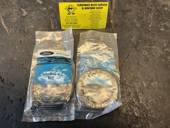 One Pair Of Ford Rear Wheel Bearing Hub Spindle Lock Nut