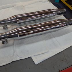 Exhaust Mufflers Off 2005 Sportster 883 Harley Davidson