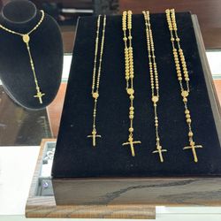 14k Gold rosaries
