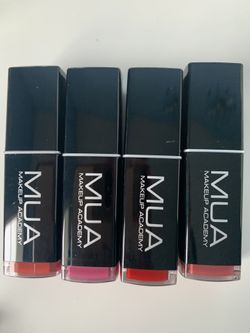 MUA lipsticks