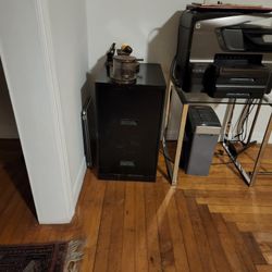 Steel Black File Cabinet Two Drawers  Great Shape