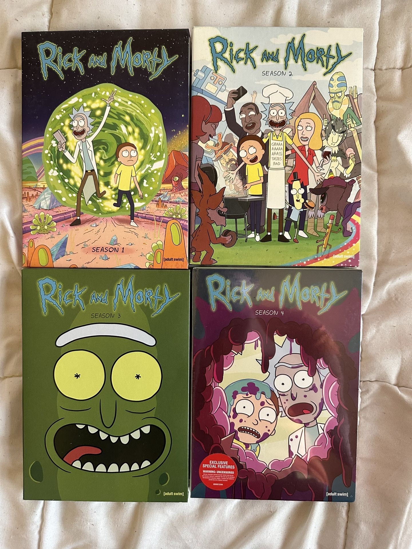 Rick and Morty seasons 1-4