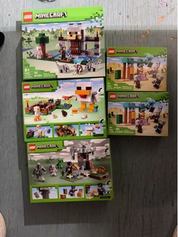 Five Minecraft Legos