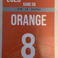 Orange Parking Pass - SNF - Dolphins vs Bengals 12/21/25