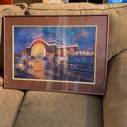 Historic Tacoma station framed print