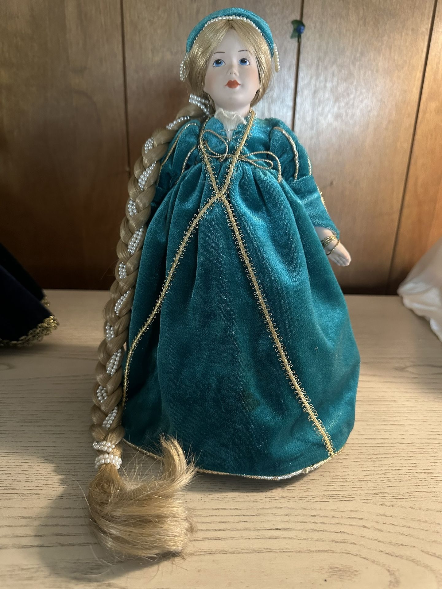 Rapunzel Porcelain Doll Danbury Mint 