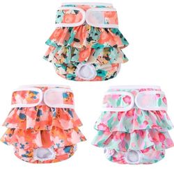 Ruffled Doggie Diapers Set Of 3 Size Lg