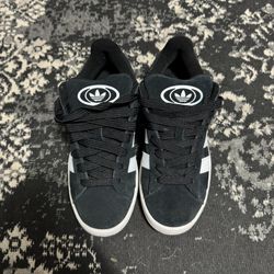 adidas Men's Campus 00s Originals Sneakers Black/White Gum Size 7 - Barley Used