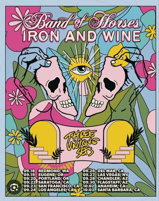 Band of Horses with Iron and Wine at Santa Barbara