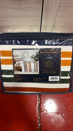 4-Piece Flannel sheet set Full