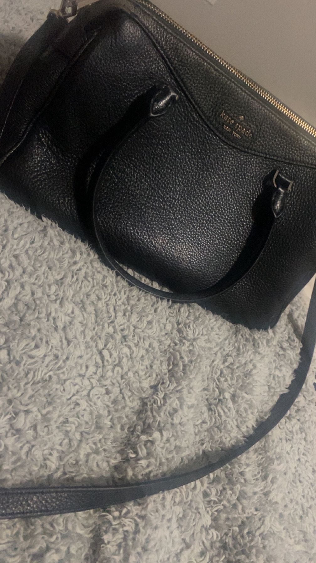 Kate Spade Black Leather Handbag 