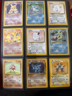 Pokemon Base set unlimited 99% complete set