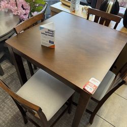 Brand New Dinning Table/ W Chairs Set (Real Wood!)