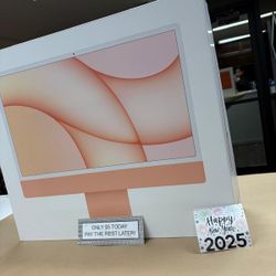 Apple IMac 24 Inch 2021 M1 Desktop - Only $1 Today Pay The Rest Later! 